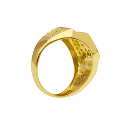 Bague homme en or 18 carats – Bague en or 750 pour homme - 281704