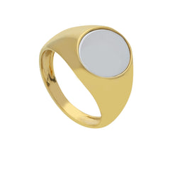 Bague homme en or 18 carats – Bague en or 750 pour homme - 282151