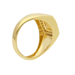 Bague homme en or 18 carats – Bague en or 750 pour homme - 282154