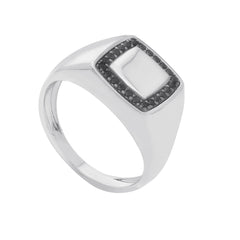 Bague homme en or 18 carats – Bague en or 750 pour homme - 282154