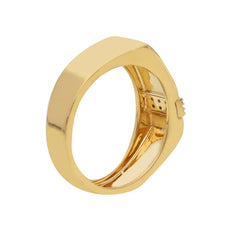 Bague homme en or 18 carats – Bague en or 750 pour homme - 282156