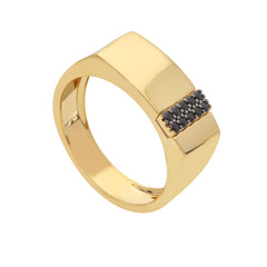 Bague homme en or 18 carats – Bague en or 750 pour homme - 282156