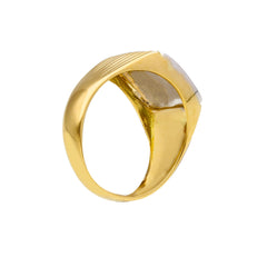 Bague homme en or 18 carats – Bague en or 750 pour homme - 283542