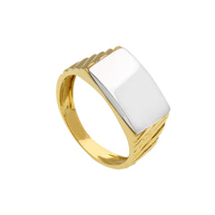 Bague homme en or 18 carats – Bague en or 750 pour homme - 283543