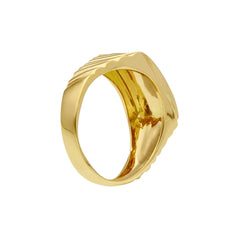 Bague homme en or 18 carats – Bague en or 750 pour homme - 283544