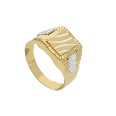 Herrenring 18 Karat Gold – 750 Goldring für Männer - 284153