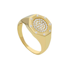 Bague homme en or 18 carats – Bague en or 750 pour homme - 285146