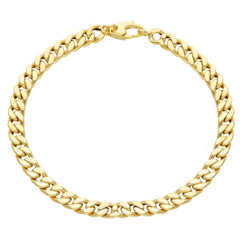 Bracelet gourmette creuse en or 18 carats - VGT518GG