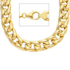 Chaîne gourmette creuse en or 18 carats - VGI300GG