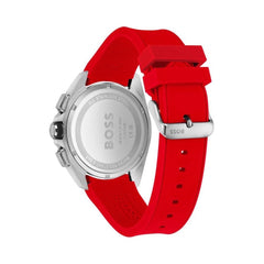 Hugo Boss Volane Chronograph 44mm Herrenuhr in Schwarz, Rot - 1513959