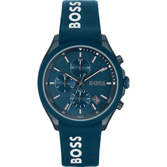 Hugo Boss Velocity Chronograph 44mm Herrenuhr in Blau - HB1514061