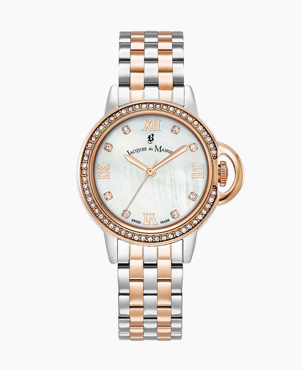 Jacques Du Manoir Grace Quarz Damenuhr Bicolor - JWL02507