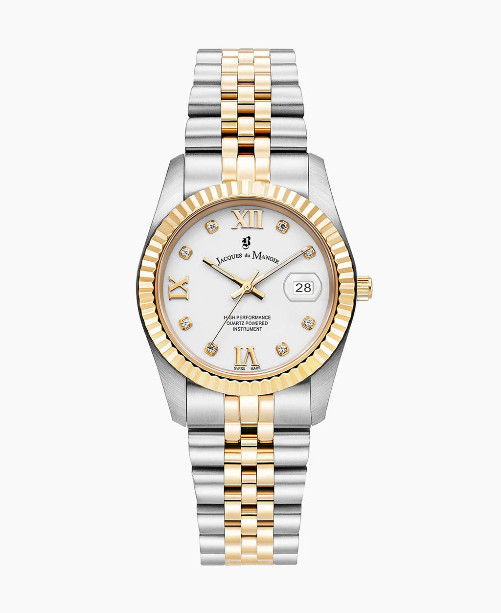 Jacques Du Manoir Inspiration Quarz Damenuhr Bicolor - JWL01305