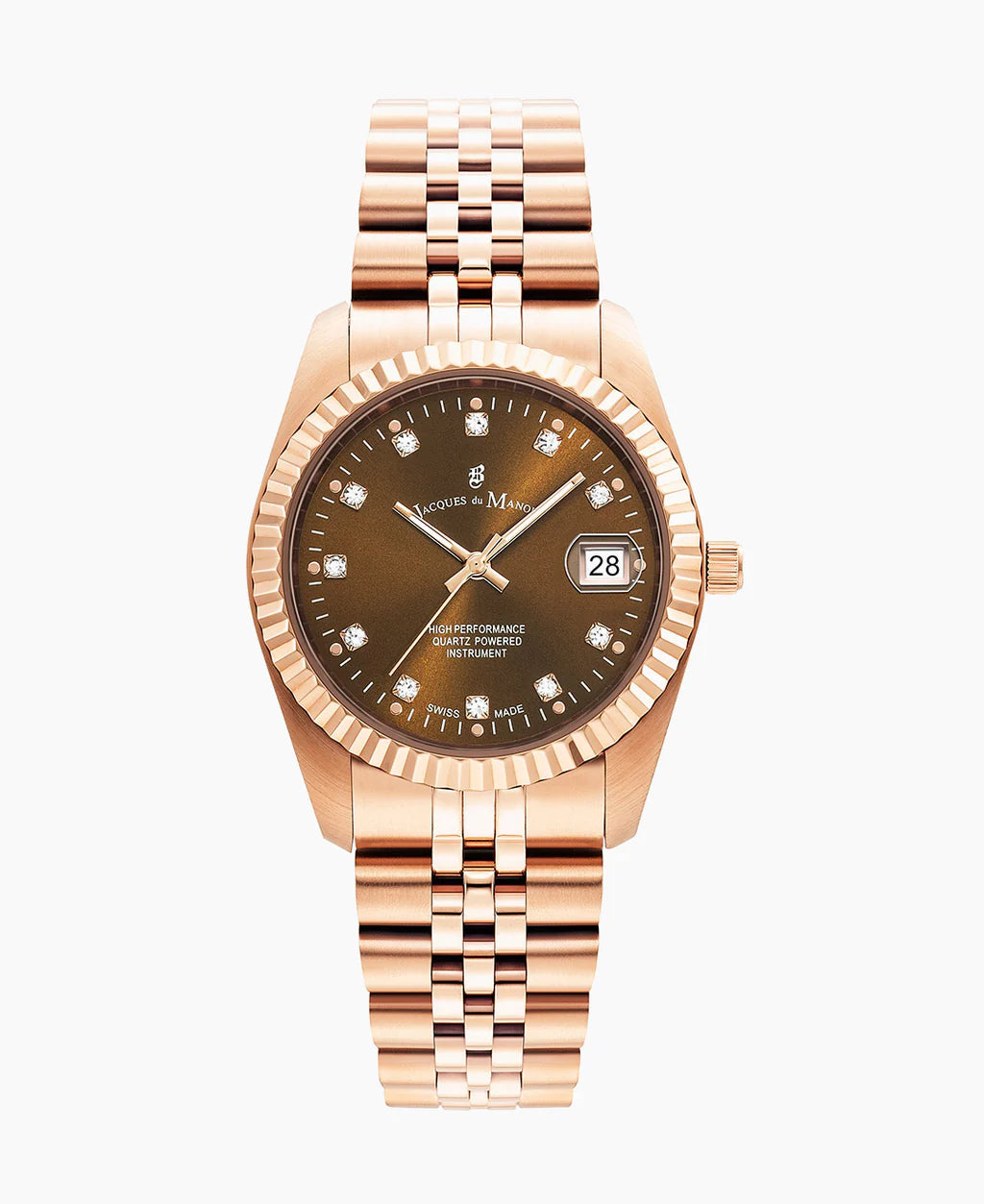 Jacques Du Manoir Inspiration Quarz Damenuhr Roségold - JWG03401