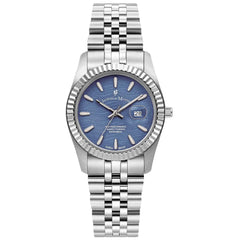 Jacques Du Manoir Metallic Grey Women's Wristwatch Damenuhr - JWL01805