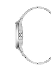 JDM Militär Oscar Herrenuhr aus silbernem Stahl - JDM-WG025-01