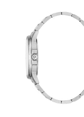 JDM Militär Oscar Herrenuhr aus silbernem Stahl - JDM-WG025-03