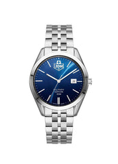 JDM Militär Interlaken Herrenuhr aus silbernem Stahl - JDM-WG023-02