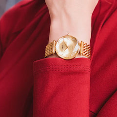 Jowissa Facet Brilliant Schweizer Damenuhr Gold - J5.841.M