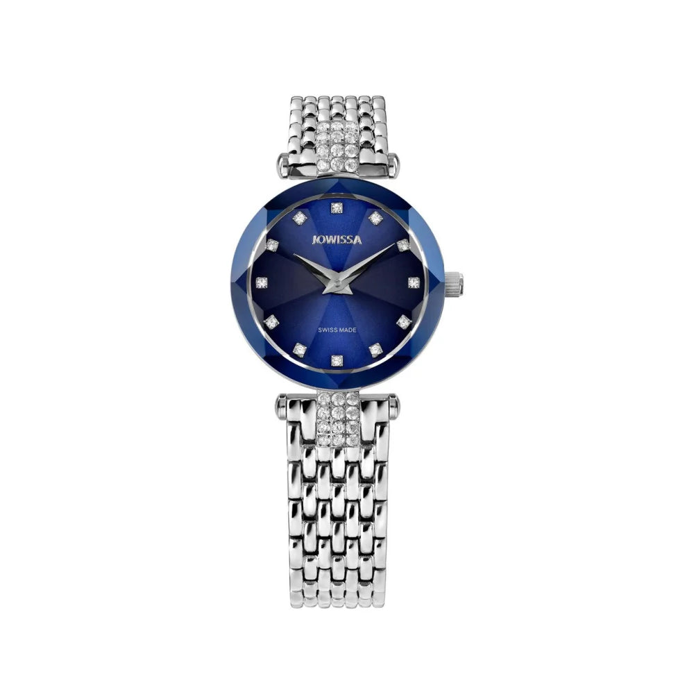 Jowissa Facet Strass Schweizer Damenuhr - J5.787.S