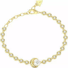 Guess Aurora Damen Armband in Gold mit Zirkonia - JUBB06235JWYGS