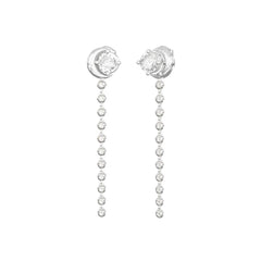 Guess Aurora Glamour Ohrringe Silber Edelstahl - JUBE06236JWRHT-U