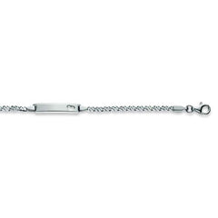 Kinder Herz Plaketten Armband aus Silber 925 weiss - 6277.00049/1400