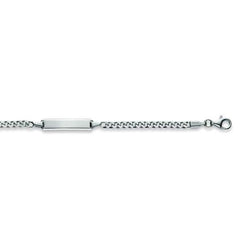 Kinder Plaketten Armband aus Silber 925 weiss - 6277.00044/1400