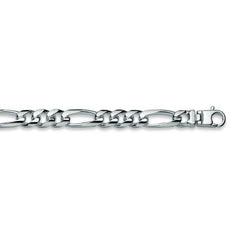 Klassisches Figaro Armband aus Silber 925 weiss - 6274.00147/1900