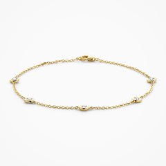 Labordiamant-Armband aus 14 Karat Gelbgold 0.37 ct - LG2002Y