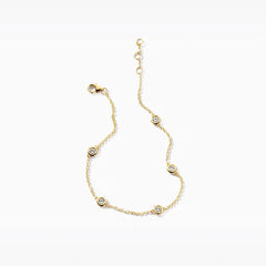 Labordiamant-Armband aus 14 Karat Gelbgold 0.37 ct - LG2002Y