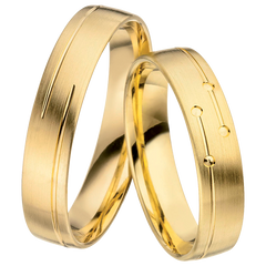 Linden Trauringe / Eheringe Egliswil Minimalistisches Design - 1418/1419