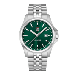 Luminox Dress Field 43mm Sport Uhr Edelstahl Grün