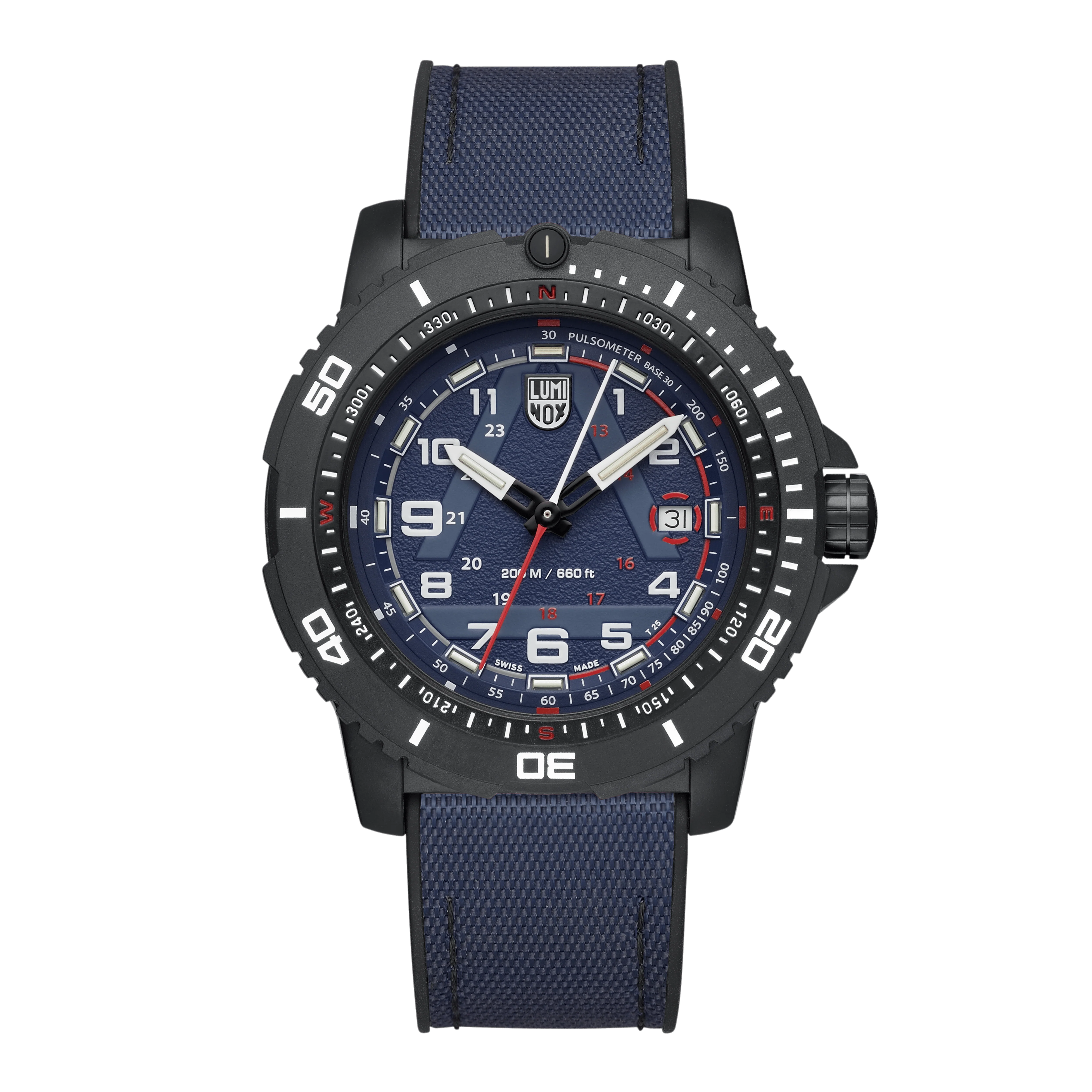 Luminox ICE-SAR 45mm Outdoor Uhr Schwarz Blau