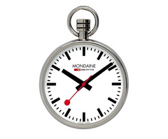 Mondaine Taschenuhr mit Kette Herrenuhr - A660.30316.11SBB