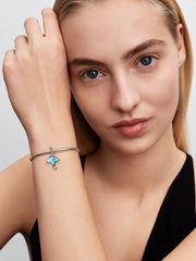 Mantarochen Charm-Anhänger Sterling-Silber - 794685C01