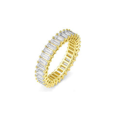 Memoire Baguette Labordiamantring – Eleganter Ring mit Labordiamanten - 41063070