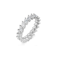 Memoire Navette Labordiamantring – Eleganter Ring mit Labordiamanten - 41062950