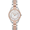 Michael Kors Damen-Uhr – Bicolor Edelstahl, Perlmutt, 33 mm, 50 m - MK3979