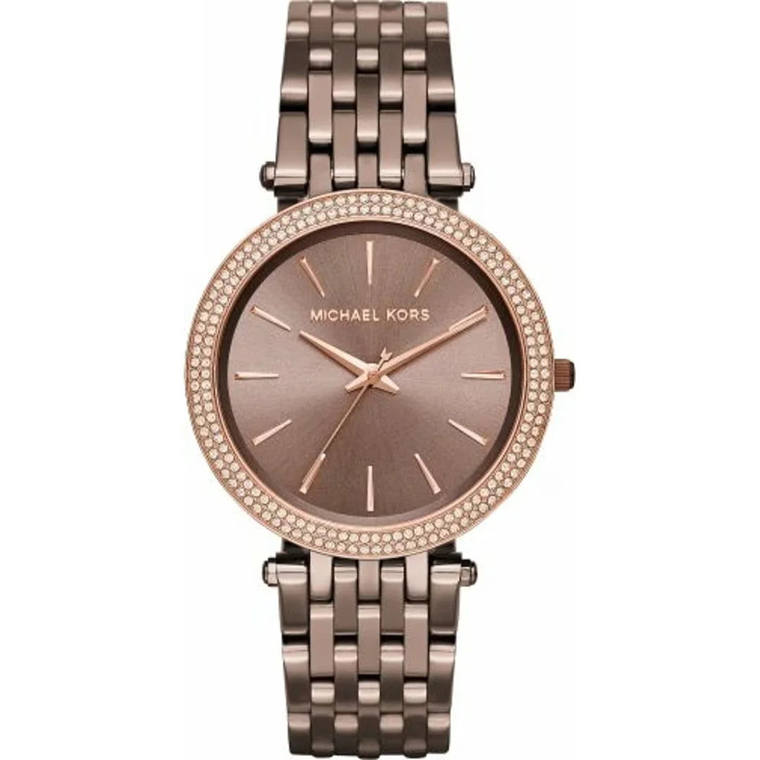Michael Kors Darci Damenuhr in Brown MK3416 Damenuhren Aktion Linden Uhren Bijouterie