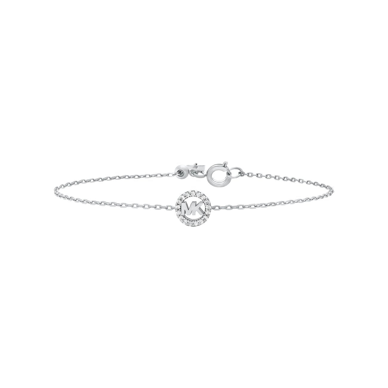 Michael Kors Kors MK Damen Armband Silberfarben mit Zirkonia