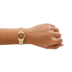 Michael Kors Lexington Damenuhr Gold/Braun 26 mm – MK7578