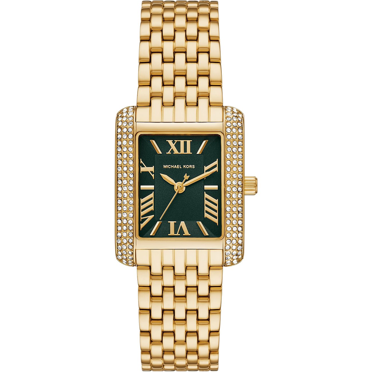 Michael Kors Petite Emery im Goldton mit Pavé Damenuhr - MK4742