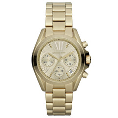 Montre femme Michael Kors Mini Bradshaw en or - MK5798