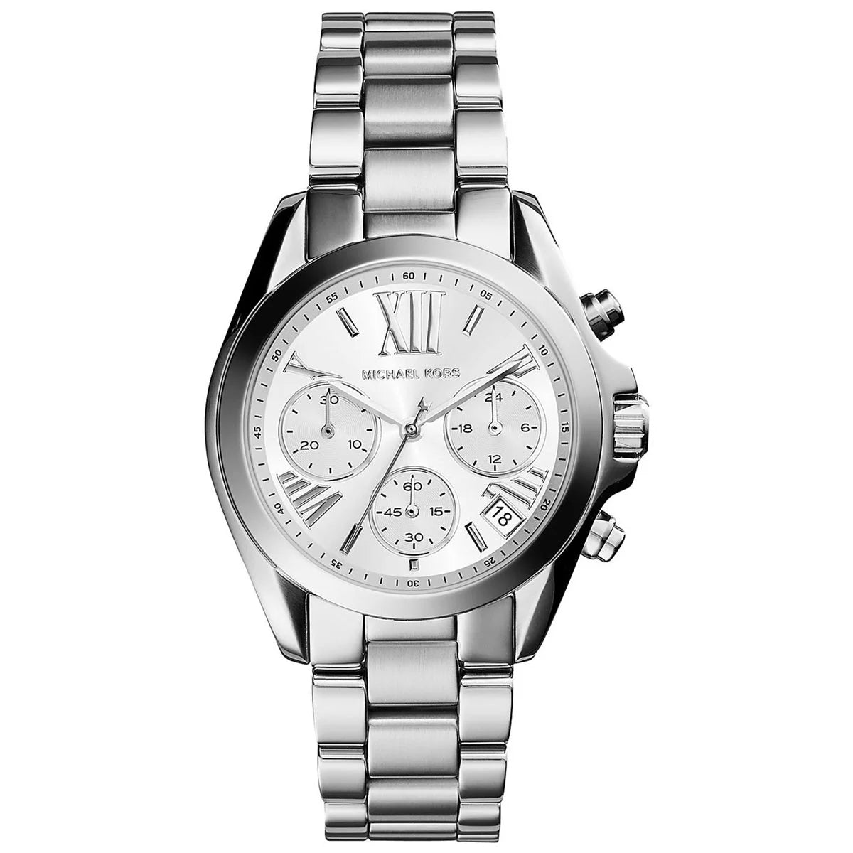 Michael Kors Mini Bradshaw Damenuhr in Silber - MK6174