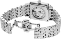 Emporio Armani AR60067 Automatikuhr Herren – Edelstahl Silber mit grünem Zifferblatt, 36 mm, Luxus Designeruhr