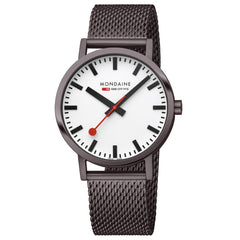 Mondaine Classic Braun 40mm Unisexuhr - A660.30360.1BSBZ