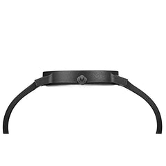 Mondaine Essence Herrenuhr aus Schwarzes Natur-Kautschuk, 41 MM - MS1.41120.RB