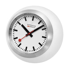 Mondaine Globe Tischuhr Weiss 60mm Unisexuhr - A660.30335.16SBA