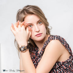 Residence Watches Yin Yang Uhr Roségoldfarben 37mm Damenuhr